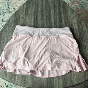 pastel pink lulu skirt